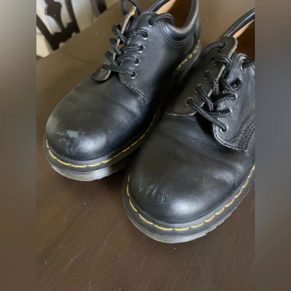 UNISEX Dr. Marten’s Nappa Leather Causal Shoes BLACK Men’s 10 - Picture 3 of 7